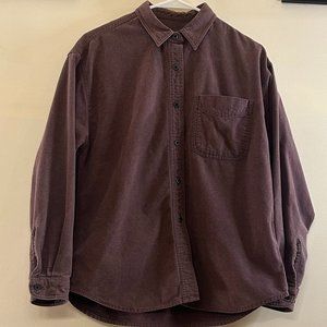 Vintage Woolrich Purple Flannel Button Down Size M